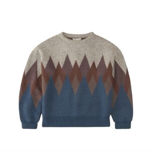 THE SUNDAY COLLECTIVE Alpaca Argyle Sweater Multi